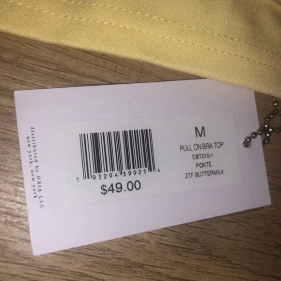 DANIELLE BERNSTEIN Pull on Bra Top M - Picture 5 of 5